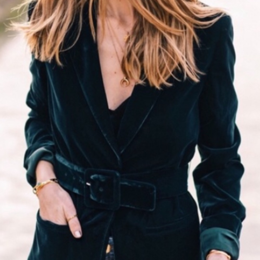 Velvet blazer